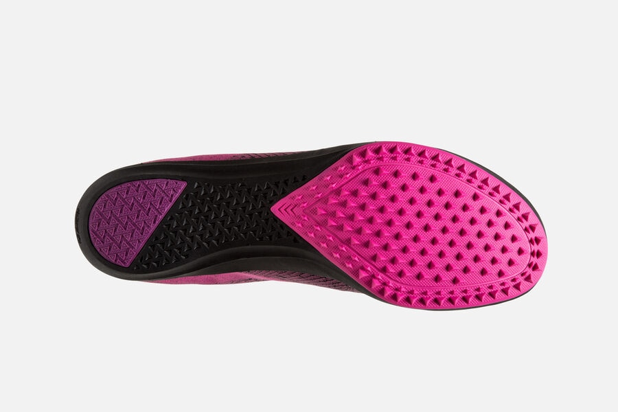 Brooks Mach 19 Spikeless Spikes Shoes Womens - Pink/Black - QIXJM-2437